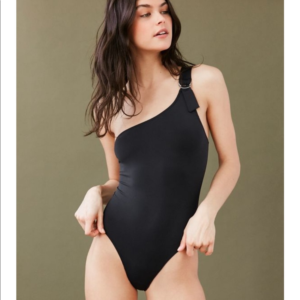 Out from under one shoulder bodysuit